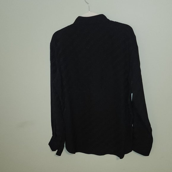 Celine Paris Black Silk Shirt - Picture 4 of 6